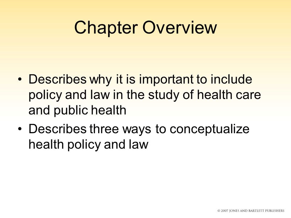 Health policy